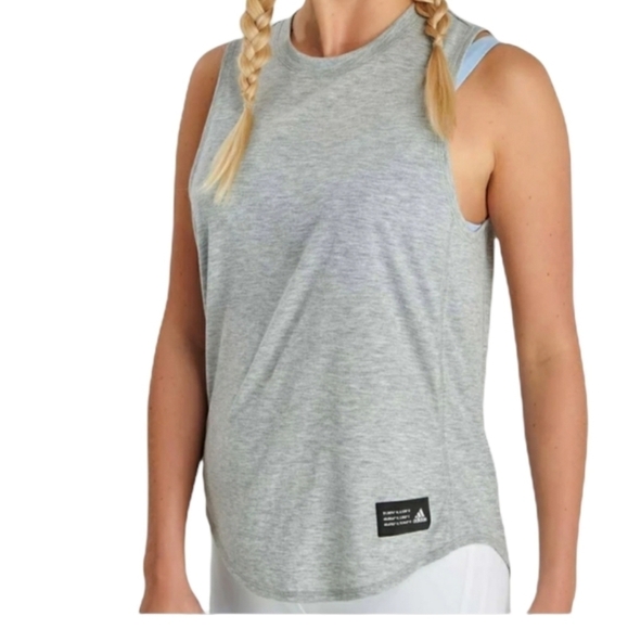 Adidas Adapt Gray Tank Top Size Medium - Picture 1 of 11